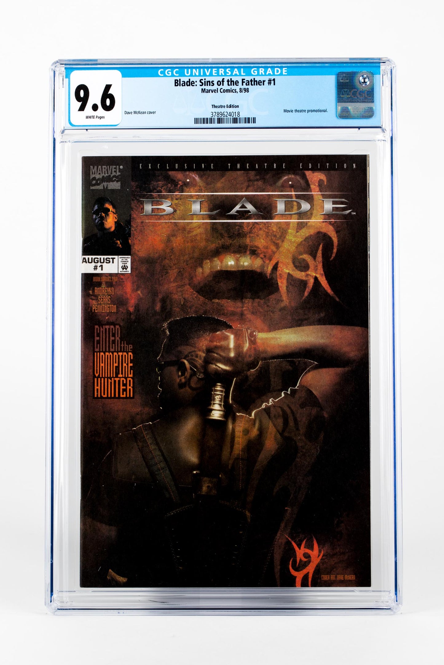 Blade: Sins of The Father#1 Theatre Edition, Mckean Cover