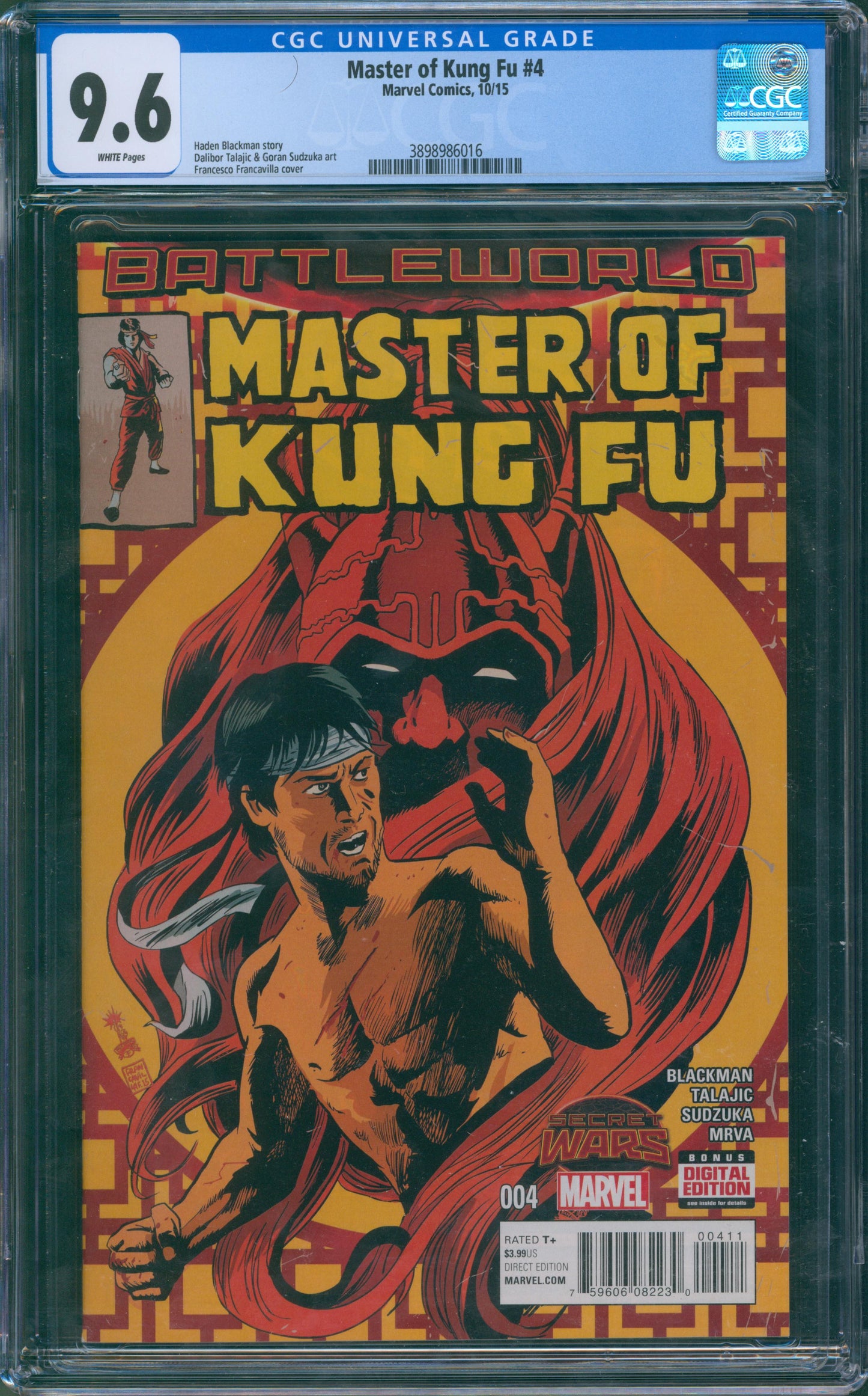 Master of Kung Fu #4 Francavilla Cover