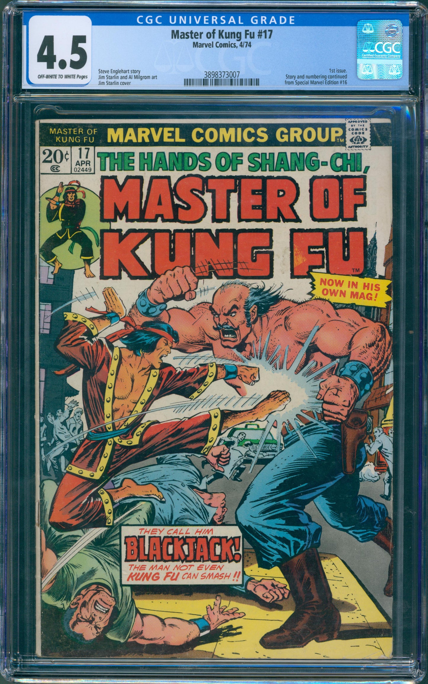Master of Kung Fu #17 1st issue Starlin Cover