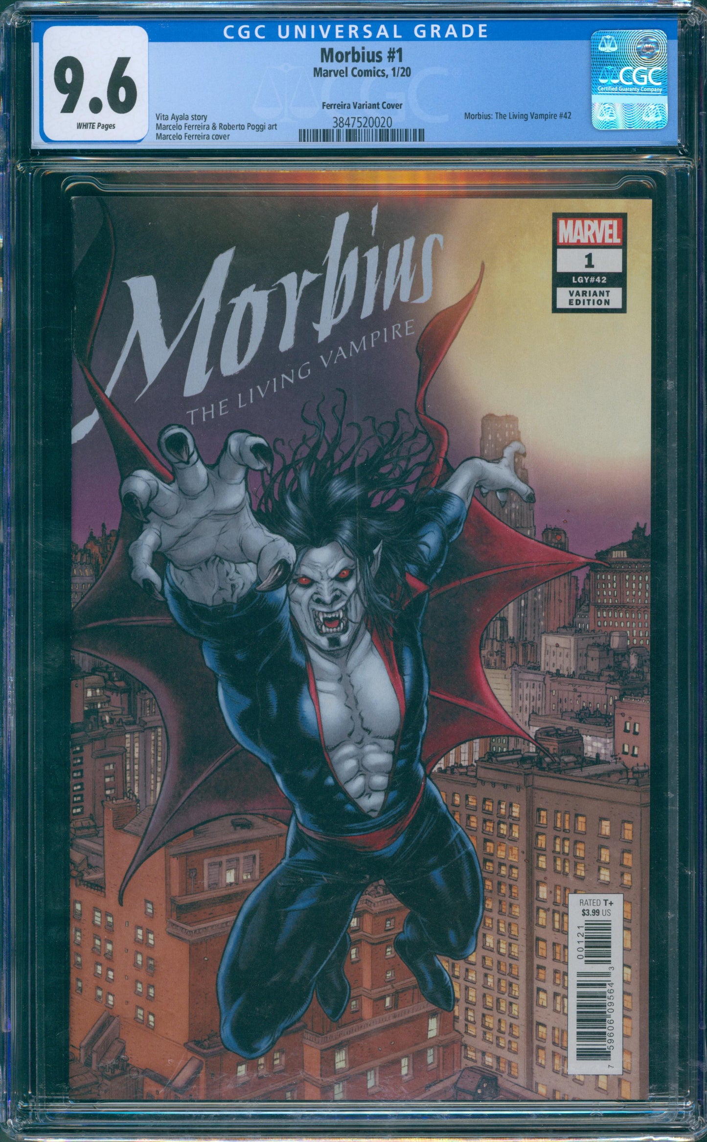 Morbius #1 Marcelo Ferreira Cover