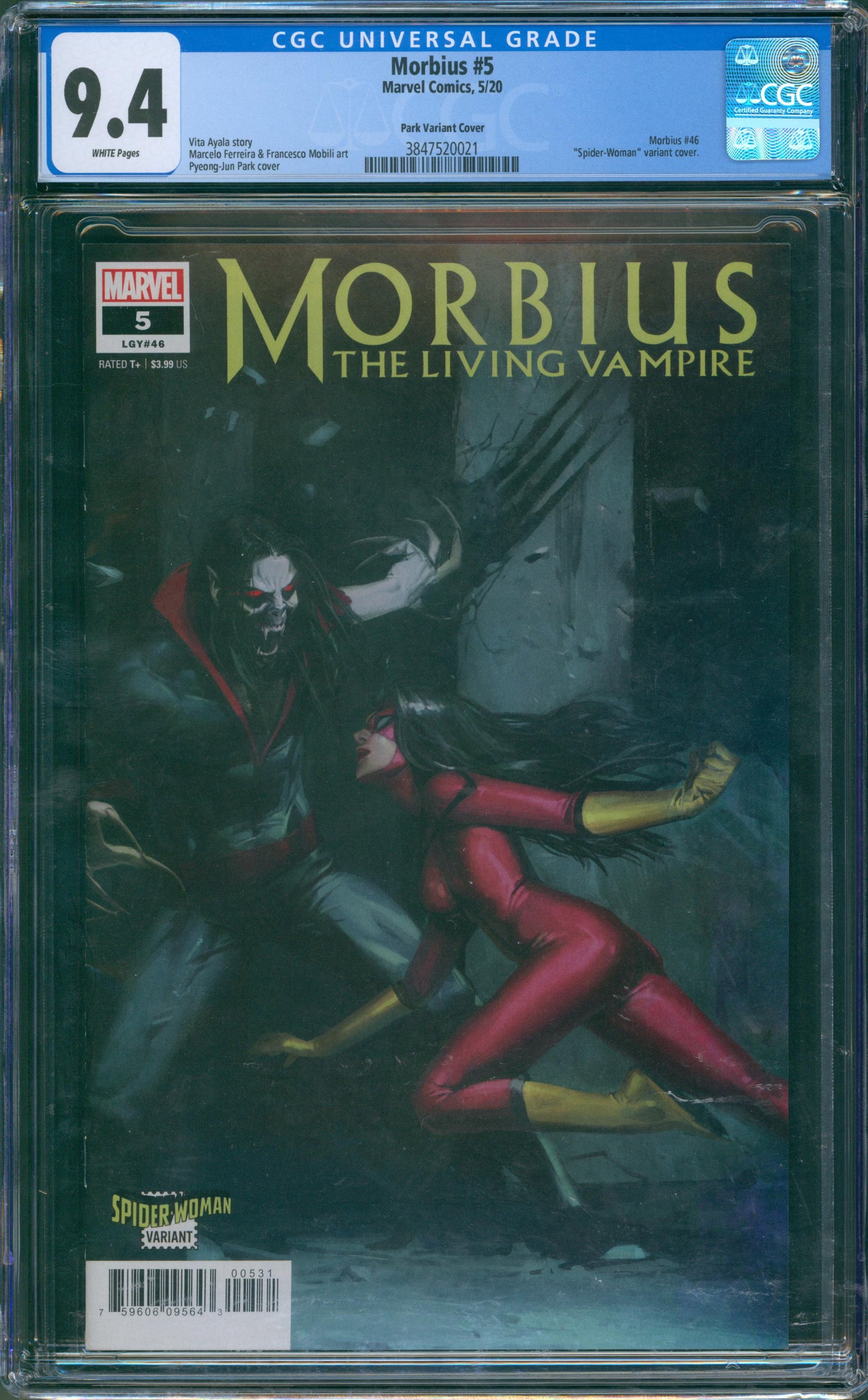 Morbius #5 Pyeong-Jun Park Cover
