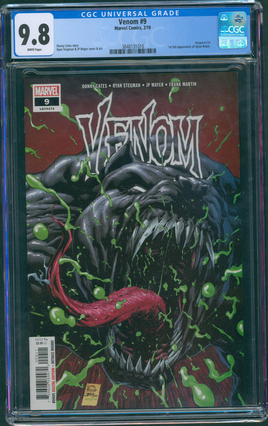 Venom #9 1st Full App. of Dylan Brock. Stegman & Mayer Cover & Art