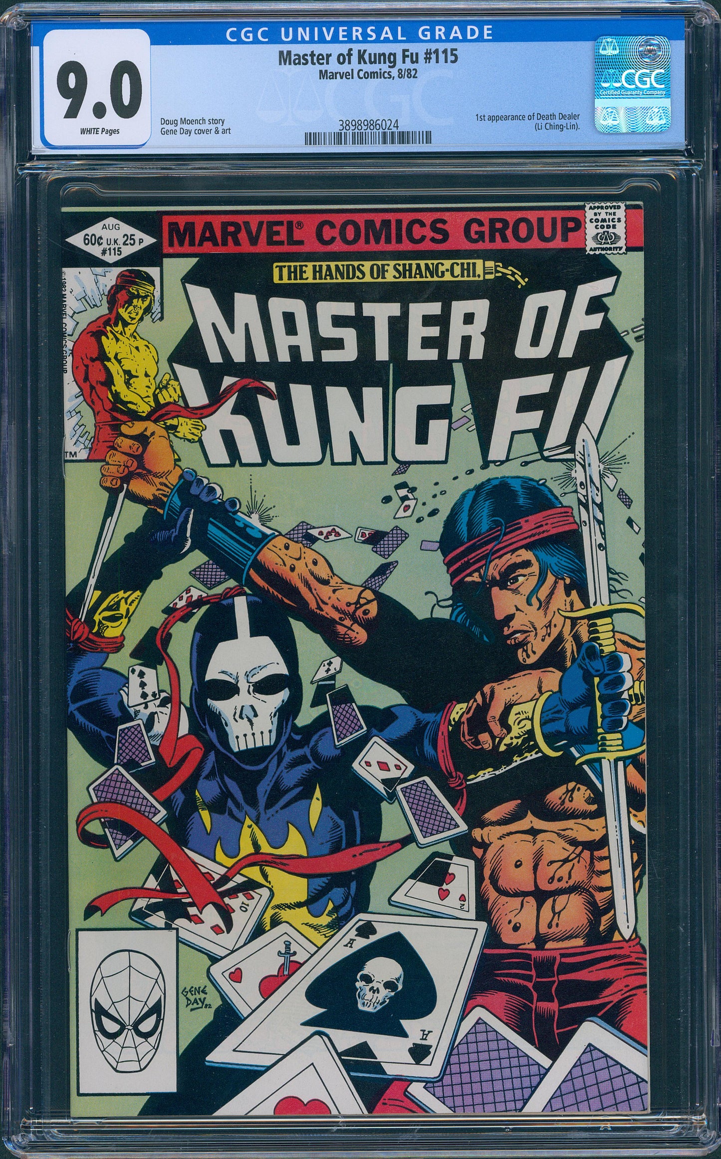 Master of Kung Fu #115 1st App. of Death Dealer, Gene Day Cover & Art