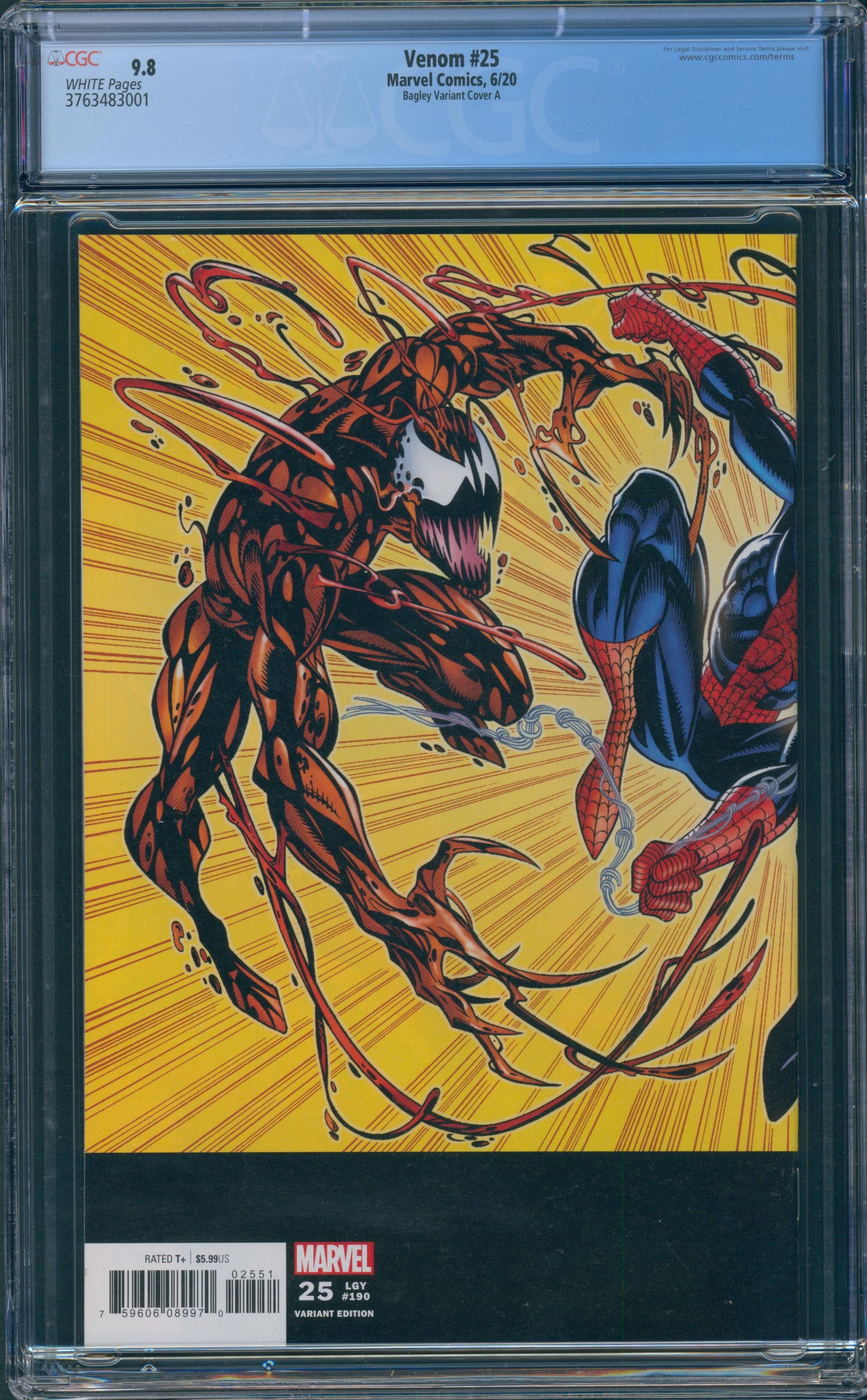 Venom #25 Bagley Variant Cover A