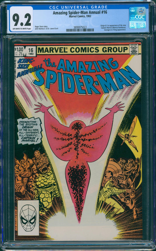 Amazing Spider-Man Annual #16 ( comes with Ve Ve NFT ) 1ST App. of New Captain marvel