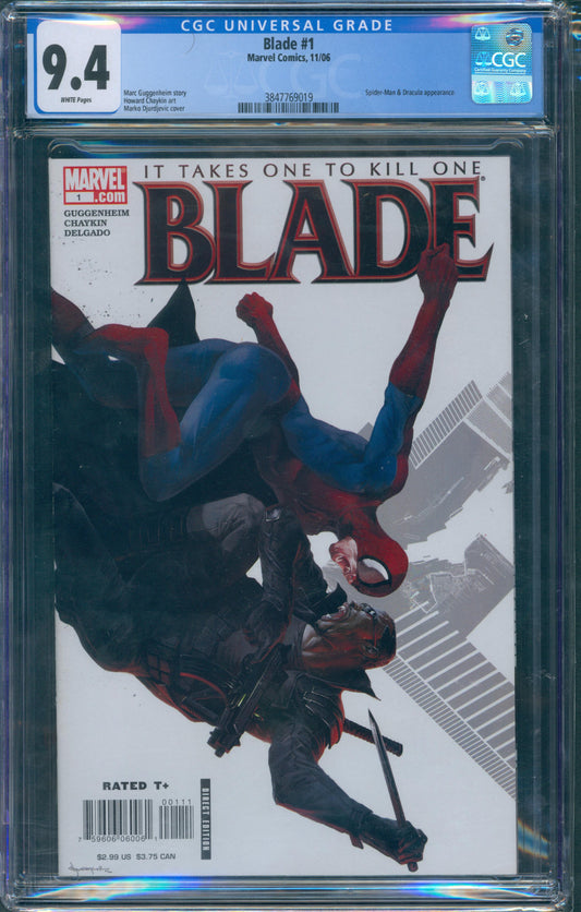 Blade #1 Spider-Man & Dracula App.