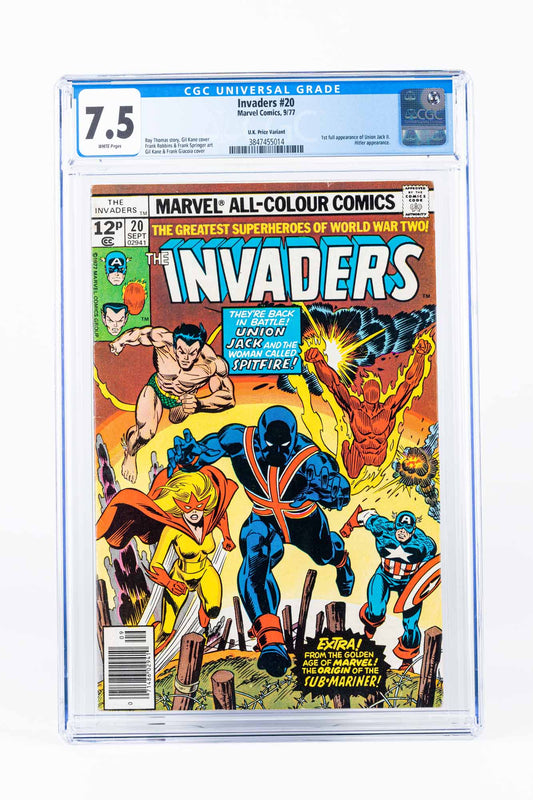 Invaders #20 1st Full App. of Union Jack, Hitler App.