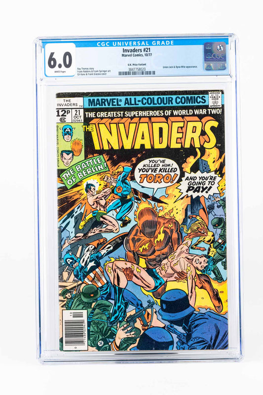 Invaders #21 Union Jack & Dynamite Appeaance