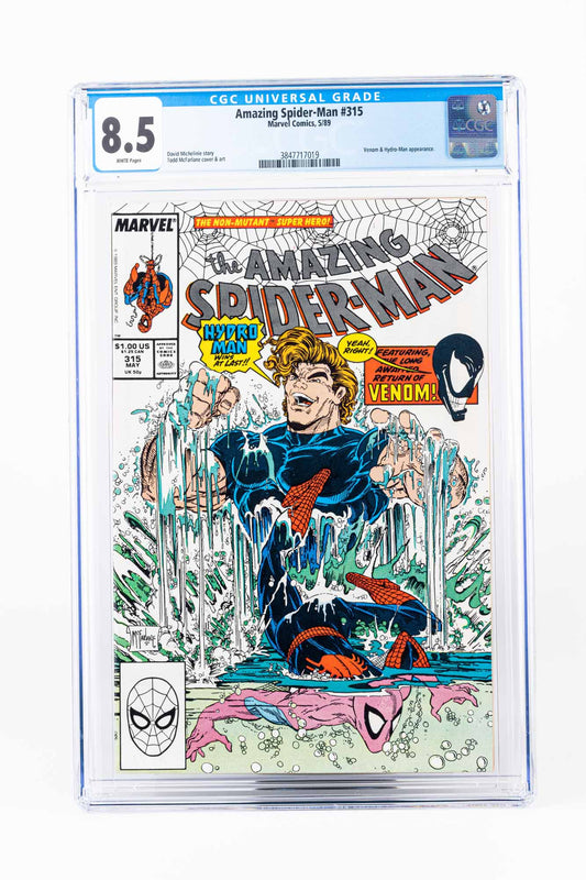 Amazing Spider-man #315 Venom & Hydro-Man Appearance