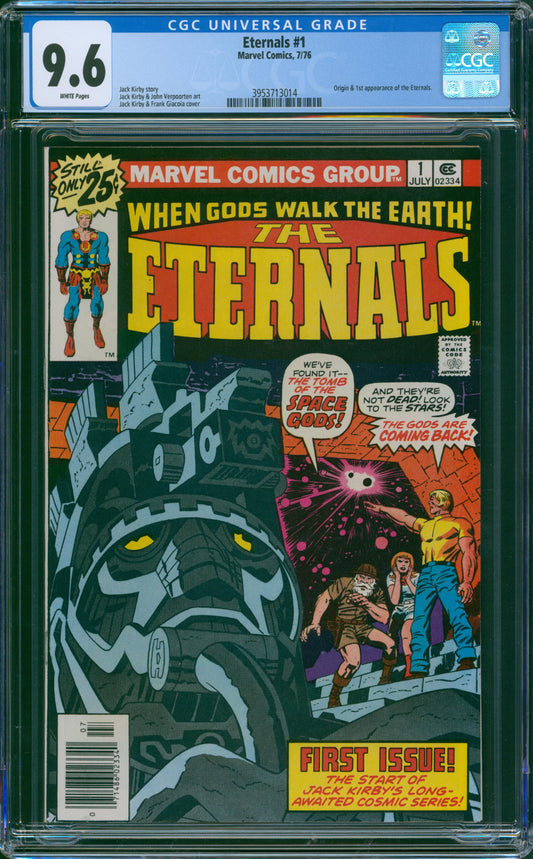 Eternals #1 1st App. of Eternals, Kirby & Giacoia Cover