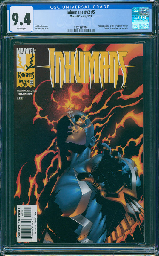 Inhumans #v2 #5 1st App. of New Black Widow. Jae Lee Cover & Art