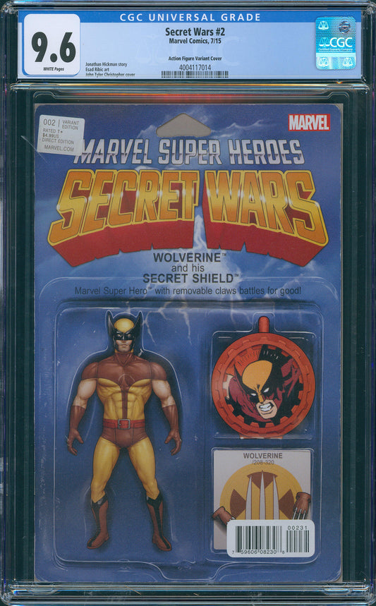 Secret Wars #2 Action Figure Variant Cover