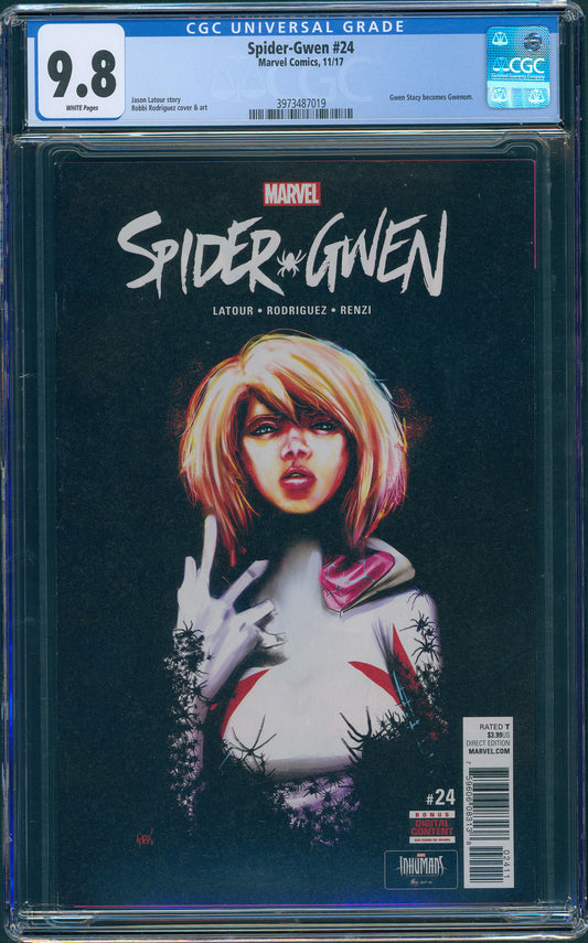 Spider-Gwen #24 Gwen Stacey Becomes Gwenom