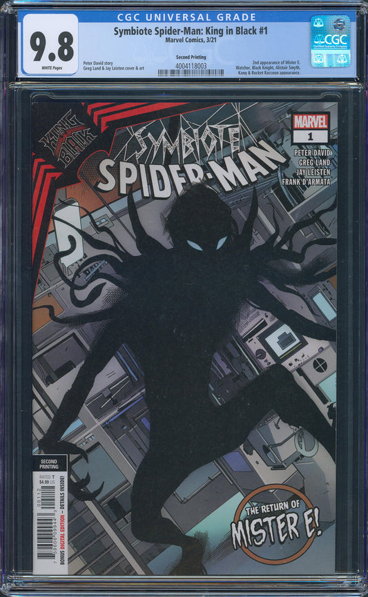 Symbiote Spiderman: King In Black #1 (Second Printing)