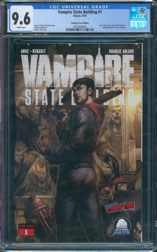 Vampire State Building #1 Collector Cave Edition Walking Dead #1 Cover Homage