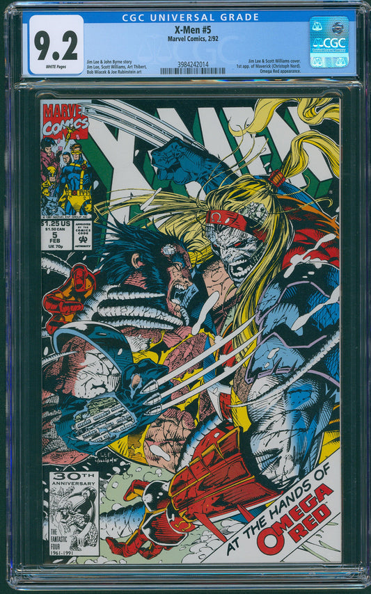 X-Men #5 1st App. of Maverick, Omega Red App.