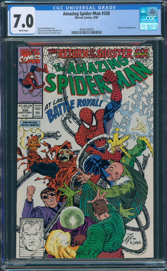 Amazing Spider-Man #338 Sinister Six App.