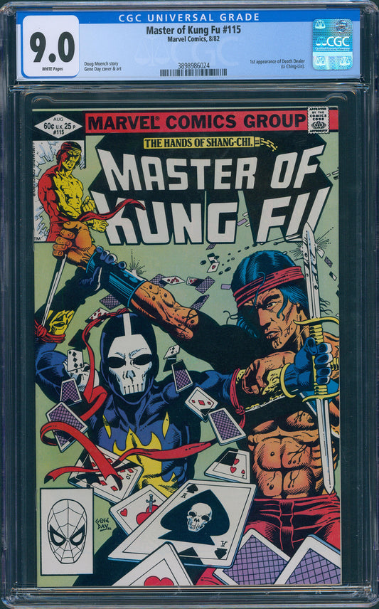 Master of Kung Fu #115 1st App. of Death Dealer, Gene Day Cover & Art